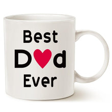 Load image into Gallery viewer, Dad Coffee Mug - Best Dad Ever - Porcelai

